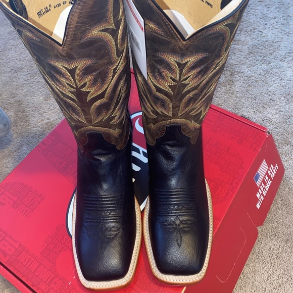 BRAND NEW smooth ostrich cowboy boots - Picture 4 of 5